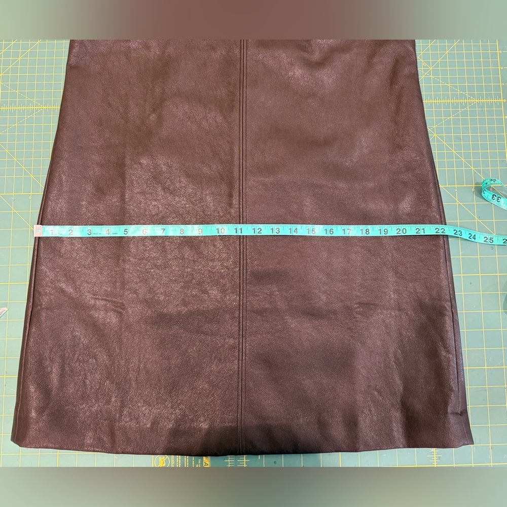 J Crew Factory Sleeveless Faux Leather Dress - Picture 12 of 12